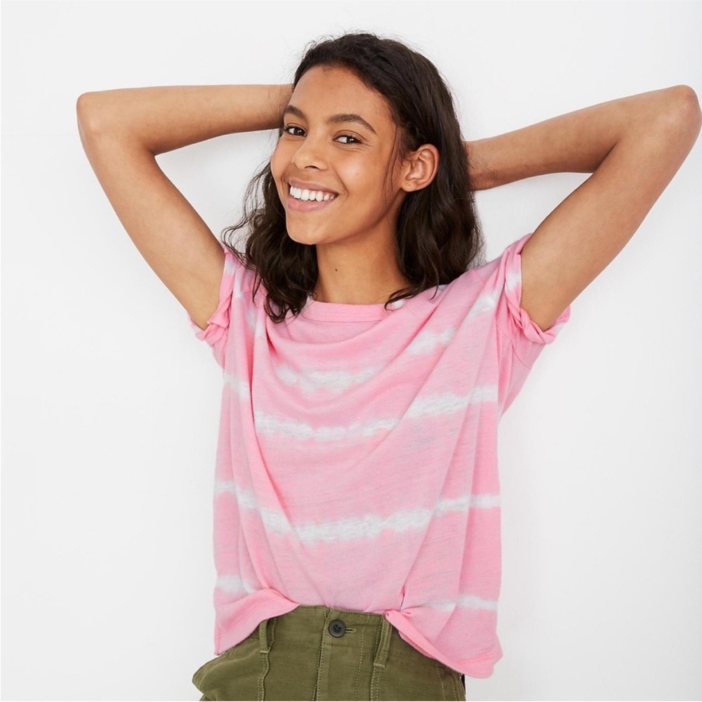 Rivet & Thread Pink & White Tie Dye Tee
